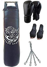 Buy Byson Boxing kit Set for Professional and Adult (3 Feet Strong and Tough Punching Bag with Boxing Glove, Hand wra...
