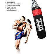 Buy Hard Bodies Synthetic Leather Punching Bag- Black - Filled Online at Low Prices in India - Amazon.in