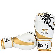 Wesing Pro Style Boxing Gloves for Men and Women Muay Thai Fighting Bag Mitts Kickboxing Training Gloves