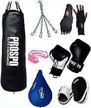Buy Prospo Strong and Rough Punching 36(inch) with Full kit (Heavy Bag) Online at Low Prices in India - Amazon.in