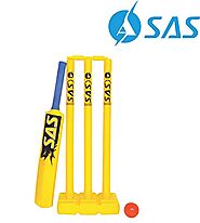 SAS SPORTS Cricket KIT Set Adult (Yellow)