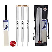 MPRT Wooden Cricket Kit for Tennis Ball Size 3 Combo for Age Group 5-10 Years