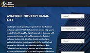 Aviation Industry Email List
