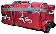 Buy HeadTurners Heavy Duty Jumbo Trolley Wheelie Cricket Kit Bag- Colossal (Red) Online at Low Prices in India - Amaz...