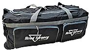 Buy HeadTurners Heavy Duty Jumbo Trolley Wheelie Cricket Kit Bag- Colossal (Black) Online at Low Prices in India - Am...