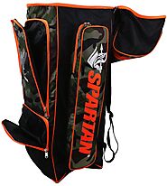 Buy Spartan Ms Dhoni Cricket Kit Camouflage Large Backpack- Orange Print Online at Low Prices in India - Amazon.in