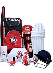 Buy CW Sports Cricket Set Kit Red All Size Top Quality Best Material Constructed All Sizes Shoulder Kit Best Tools Eq...