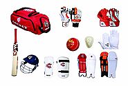 CW Sports Team Cricket Kit Combo Red for Men's Senior Cricket Kit with Kashmir Willow Hi- Tech Cricket Bat Complete B...