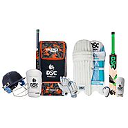 Buy DSC Premium Complete Kit with Helmet Cricket Mens Online at Low Prices in India - Amazon.in