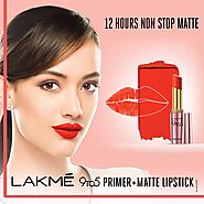 Buy Lakme 9 to 5 Primer and Matte Lip Color, Red Rust, 3.6g Online at Low Prices in India - Amazon.in