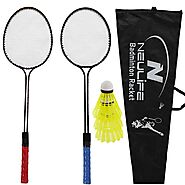 Buy Neulife Addvish Badminton Racket with 3 Shuttlecock Online at Low Prices in India - Amazon.in