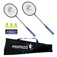 Buy Hipkoo Sports HXBRSET_BL Grab Badminton Set with 3 Shuttlecocks Badminton Kit (Blue) Online at Low Prices in Indi...