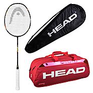Buy HEAD Head Airflow 5000 Badminton Racquet Set with Inferno 70 red kitbag Online at Low Prices in India - Amazon.in