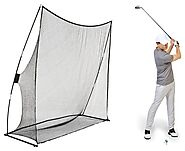 AmazonBasics Portable Driving Practice Golf Net, 8-Foot x 8-Foot