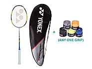 Buy Yonex Arcsaber FD Racket With One Grip Online at Low Prices in India - Amazon.in