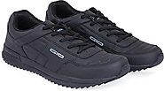Buy GoldStar Men Rock Black PU Walking Shoes at Amazon.in