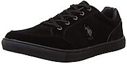 Buy US Polo Association Men's Viterbo Black Sneakers-8 UK (42 EU) (9 US) (25319410) at Amazon.in