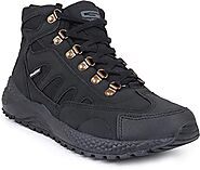 Goldstar Hiking & Trekking Shoes for Men (Black, Size:10)