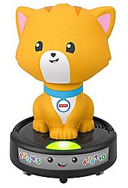 Fisher-Price Laugh & Learn Crawl-After Cat on a Vac, Musical Baby Toy