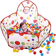 Buy Webby Kids Play Zone Tent with 50 Balls Online at Low Prices in India - Amazon.in