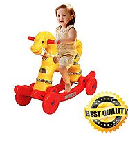 Shiv Online Toys 2 in 1 Baby Horse Rider | Rocker for Kids 1-3 Years Birthday Gift for Kids/Boys/Girls (Multicolour):...