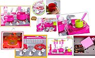 JVM Luxury Battery Operated Kitchen Play Set Super Toy for Kids: Amazon.in: Toys & Games