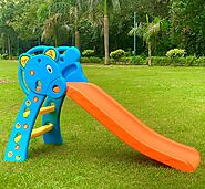 Buy BabyGo Nara Toy Slide for Kids at Home and School (140 cm x 80 cm x 60cm)( Foldable) Online at Low Prices in Indi...