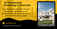 3D Streetscape Rendering in Australia