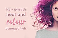 How to repair heat and colour damaged hair using CG method - Letscurlup