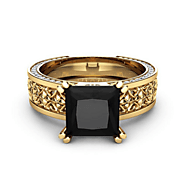 Shop Now Princess Cut Black Diamond Engagement Rings