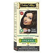 100% Botanical Dark Brown hair color Dermatologist Recommended, Safe for Pregnent & Lactating Mother