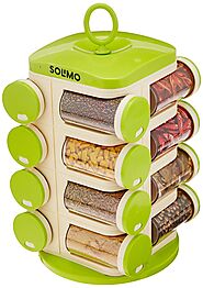 Buy Amazon Brand - Solimo Revolving Spice Rack set (16 pieces) Online at Low Prices in India - Amazon.in