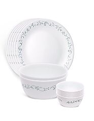 Buy Corelle Livingware Country Cottage Dinner Set, 14 -Pieces Online at Low Prices in India - Amazon.in