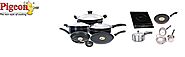 Buy Pigeon by Stovekraft Rapido Cute 1800-Watt Induction Cooktop Set, Black Online at Low Prices in India - Amazon.in