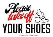Download Please Remove Your Shoes Sign Printable Template