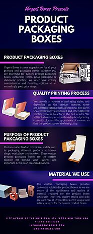 Custom Product Packaging Boxes