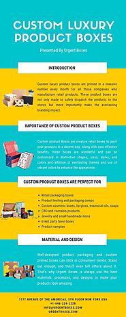 Custom Luxury Product Boxes