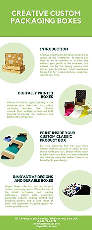 Creative Custom Packaging Boxes