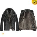 Real Fur Leather Jacket for Men CW851218