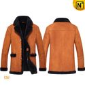 Chicago Rancher Fur Trimmed Coat for Men CW852206