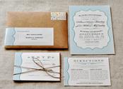 Country Vintage Wedding Invitations