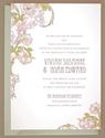 Summer Vintage Wedding Invitations