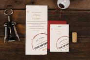 Vintage Vineyard Wedding Invitations