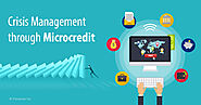 Crisis Management through Microcredit