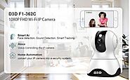 Buy D3D Smart Cam Pan Tilt Home WiFi Camera | Wireless Indoor Security 360° 2MP 1080p (Full HD) | Up to 30 ft Night V...
