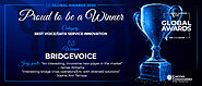 BridgeVoice Recognized for the Best Voice/Data Service Innovation at CC Global Awards 2020