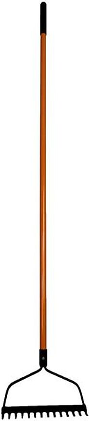 Ashman Bow Rake – Heavy Duty Raker to Gather Fallen Leaves, Equipped with Rubber Grip Handle for a Strong Hold When W...