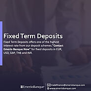 Fixed Term Deposit Services - Emerio Banque