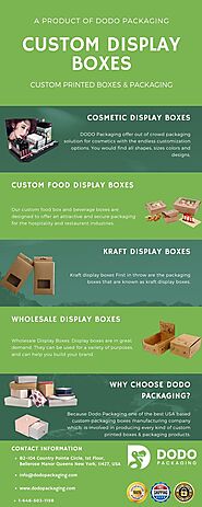 Get Custom Printed Display Packaging Boxes At Affordable Budget