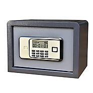 Plantex Prime Digital Safe/Safe Locker Box/Electronic Safe Locker for Home and Office (CD 25-Gray)